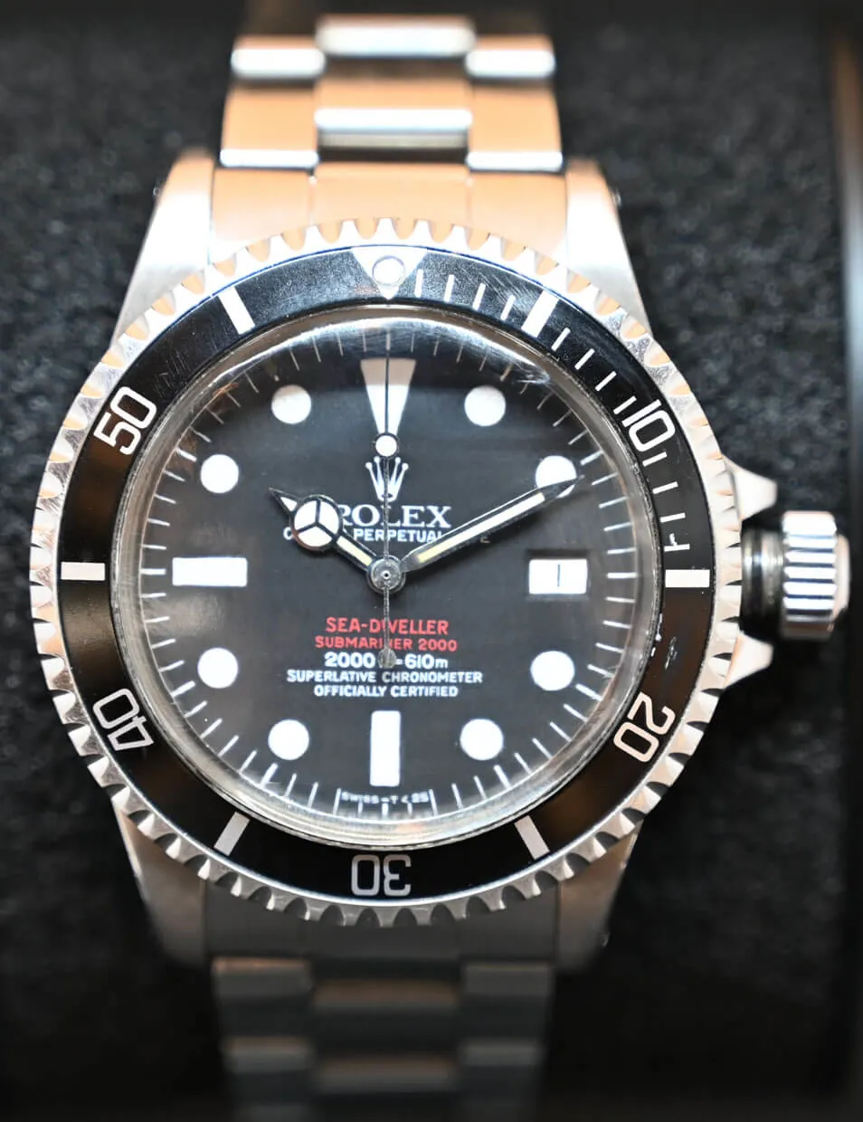 Rolex Sea-Dweller 1665 40mm Stainless steel Black