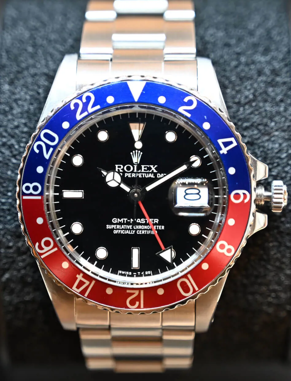 Rolex GMT-Master 16750 40mm Stainless steel Black