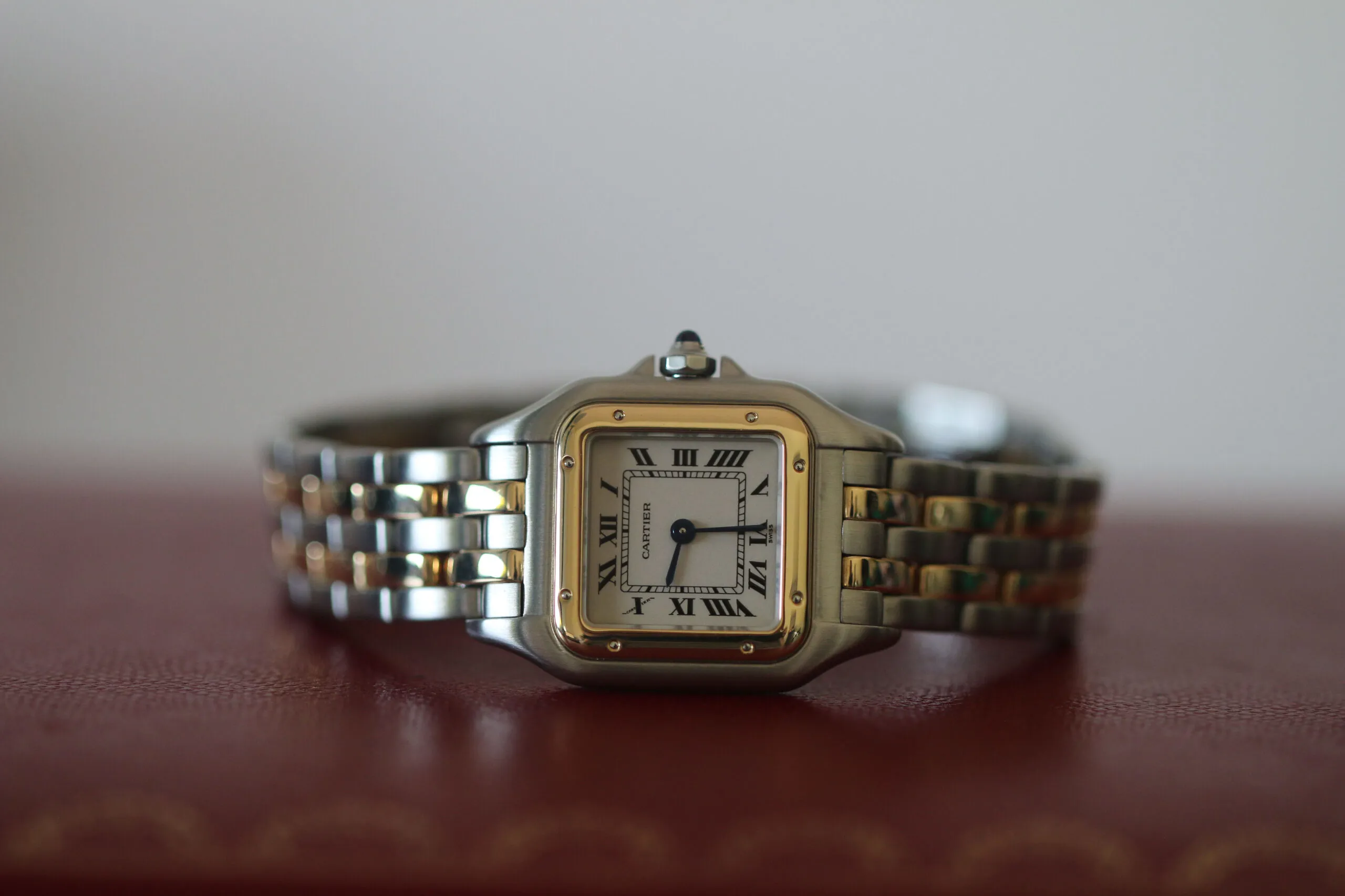 Cartier Panthère 166921 22mm Or/acier Bla 5