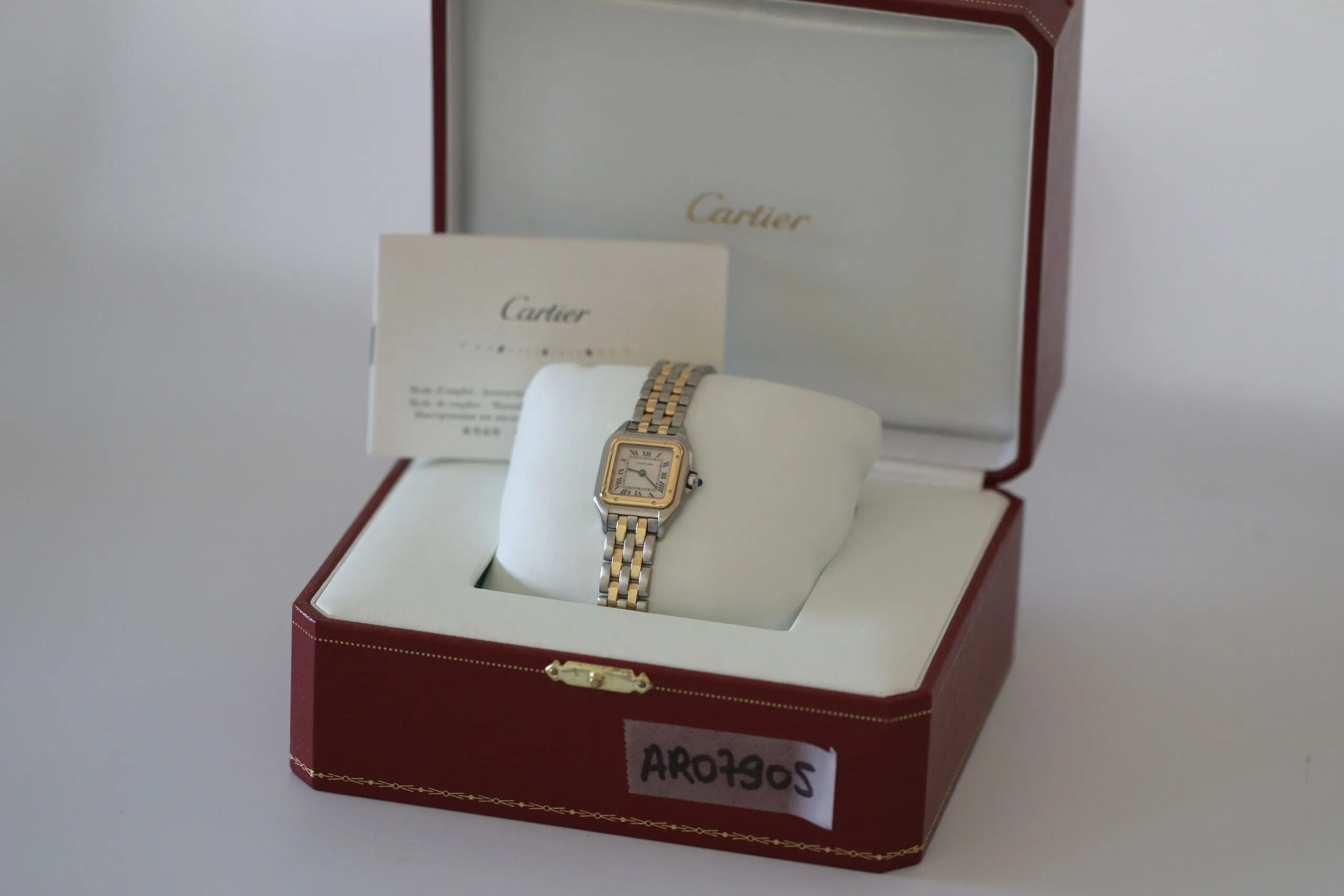 Cartier Panthère 166921 22mm Or/acier Bla 12