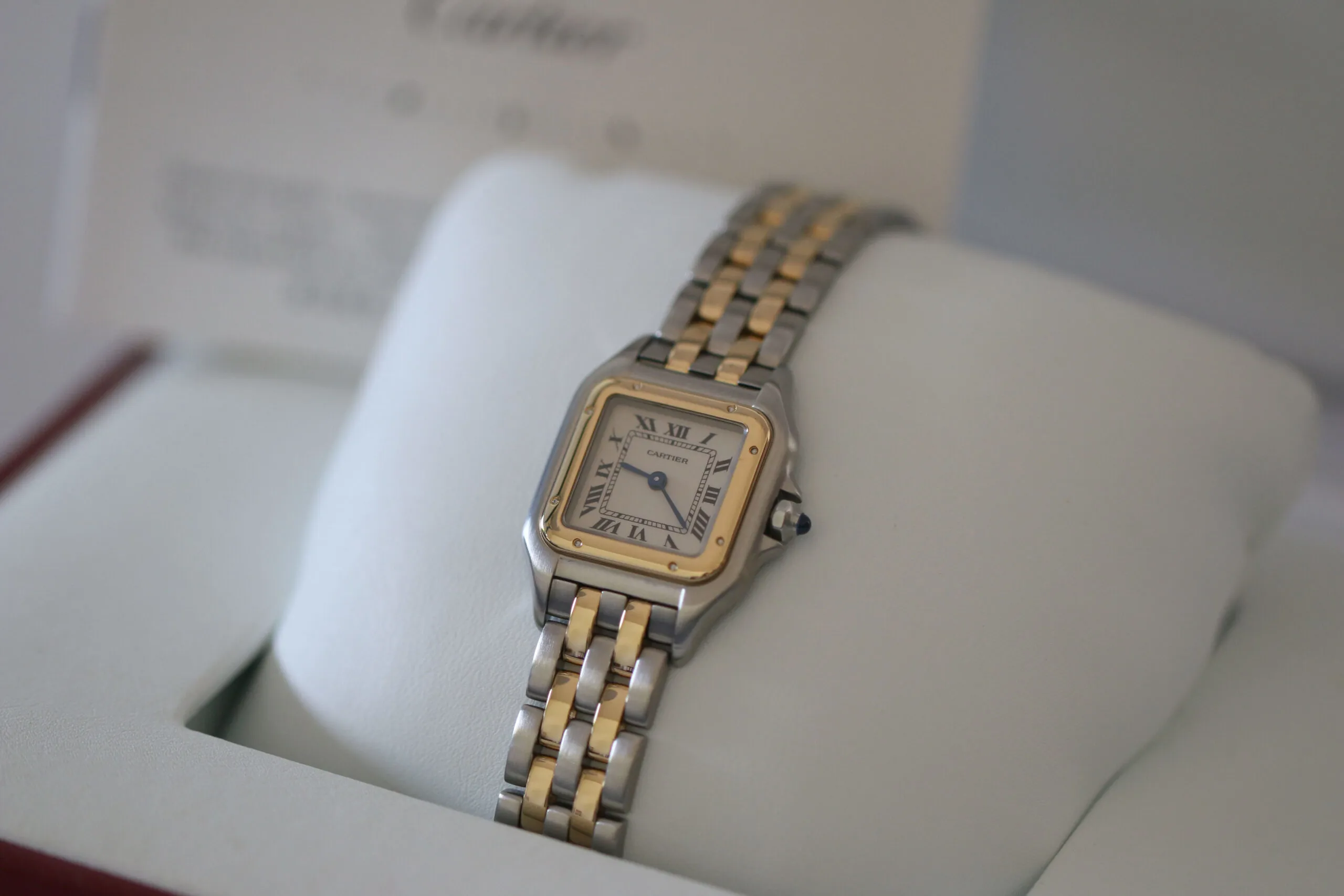 Cartier Panthère 166921 22mm Or/acier Bla 13