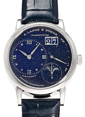 A. Lange & Söhne Lange 1 182.086 37mm White gold Blue