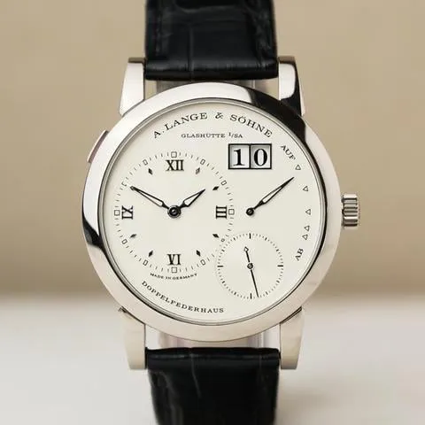 A. Lange & Söhne Lange 1 101.039 38.5mm White gold Silver