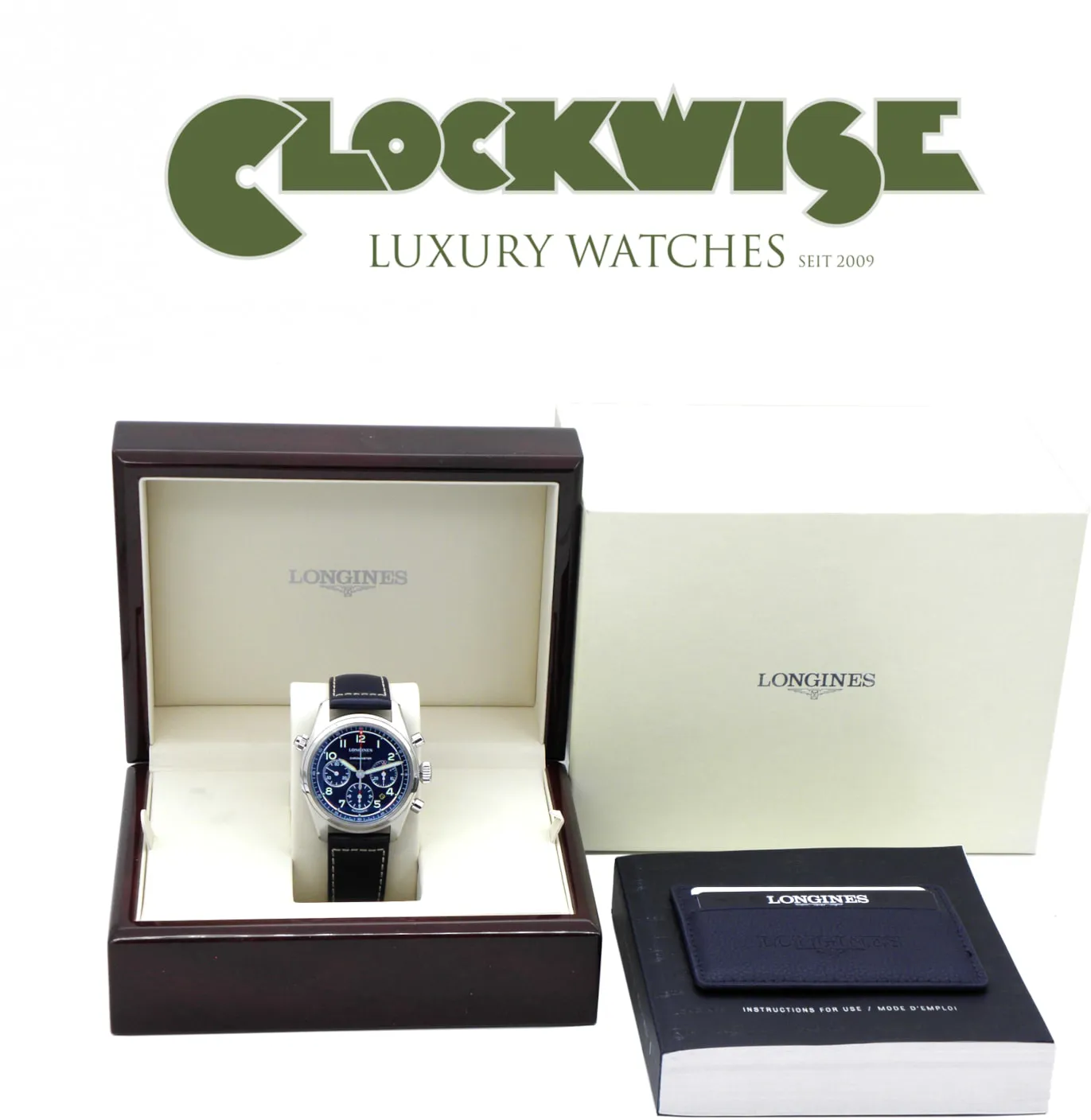 Longines Spirit L3.820.4.93.0 42mm Edelstahl Blue 4