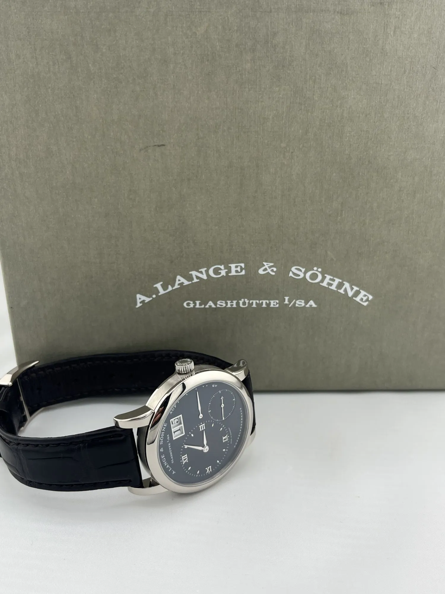 A. Lange & Söhne Lange 1 101.027 38.5mm White gold Blue 14