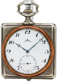 Anonymous travel clock Silver White