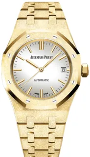 Audemars Piguet Royal Oak 15454BA.GG.1259BA.02 Yellow gold Silver