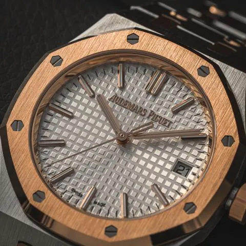 Audemars Piguet Royal Oak 15550SR.OO.1356SR.02 37mm Yellow gold and Stainless steel Silver