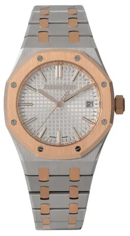 Audemars Piguet Royal Oak 15550SR.OO.1356SR.02 37mm Yellow gold and Stainless steel Silver 12