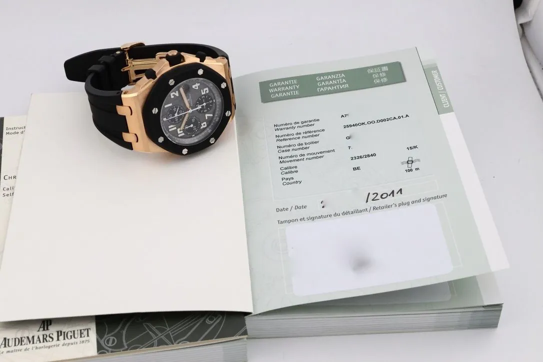 Audemars Piguet Royal Oak Offshore 25940OK.OO.D002CA.01.A 42mm Rose gold Gray 13