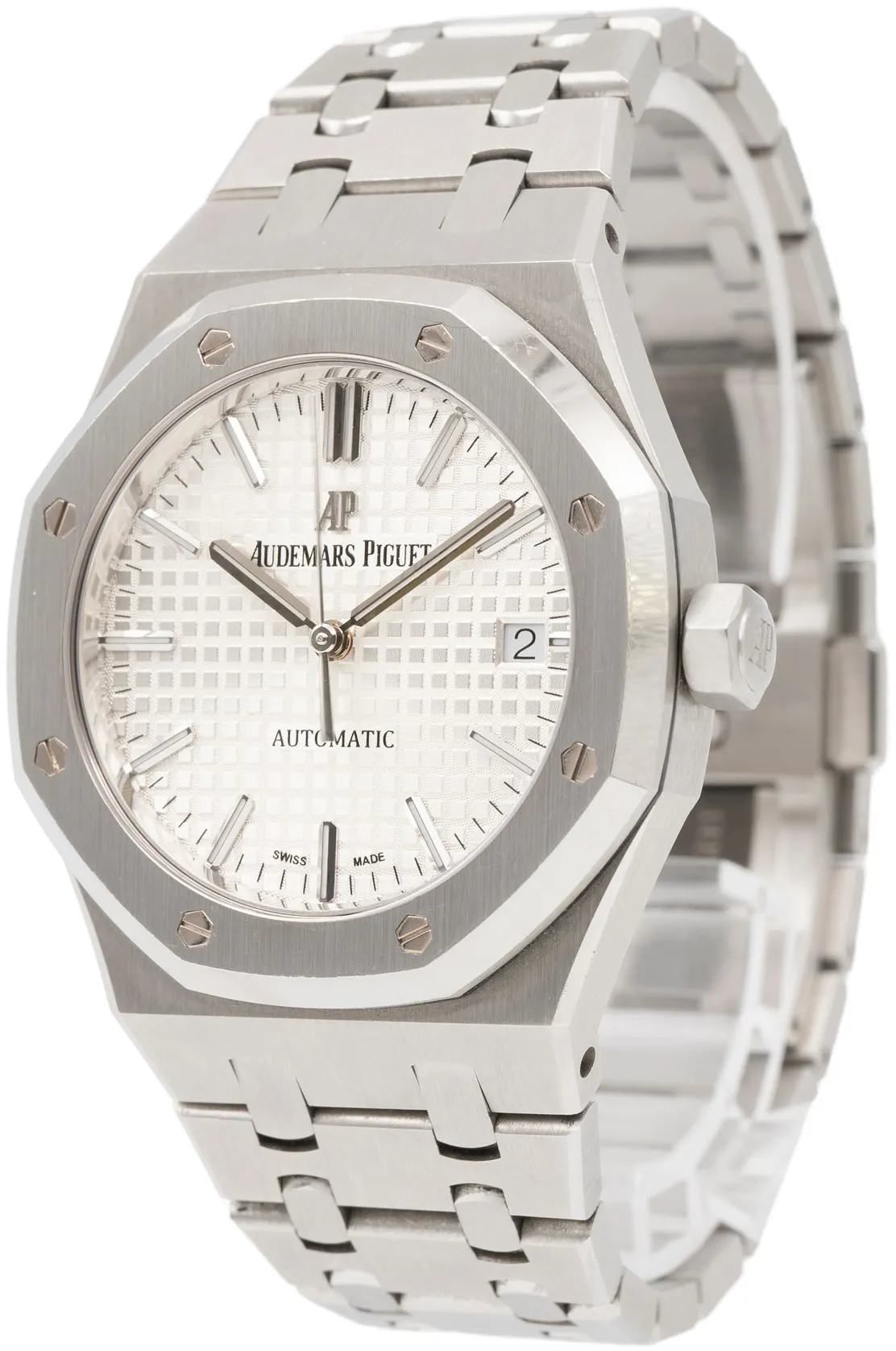 Audemars Piguet Royal Oak 15450ST.OO.12565T.01 37mm Stainless steel White 1