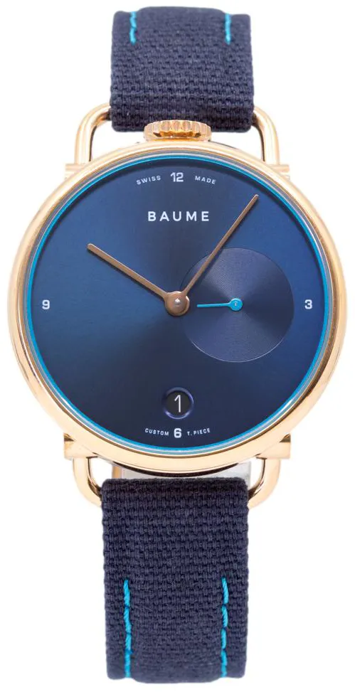 Baume & Mercier Baume M0A10603 35mm Stainless steel Blue 4