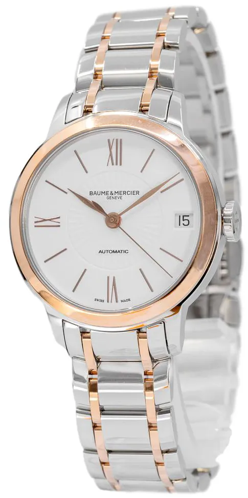 Baume & Mercier Classima M0A10269 31mm Yellow gold and Stainless steel White