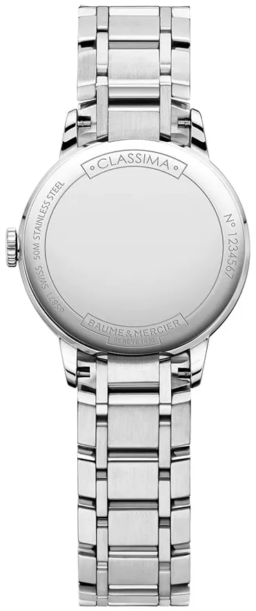 Baume & Mercier Classima M0A10489 27mm Stainless steel White 1