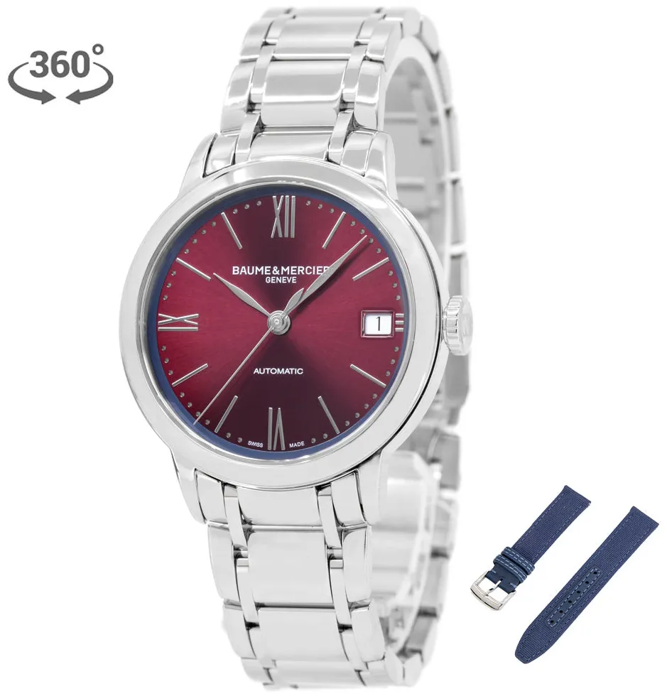 Baume & Mercier Classima M0A10691 34mm Stainless steel Red