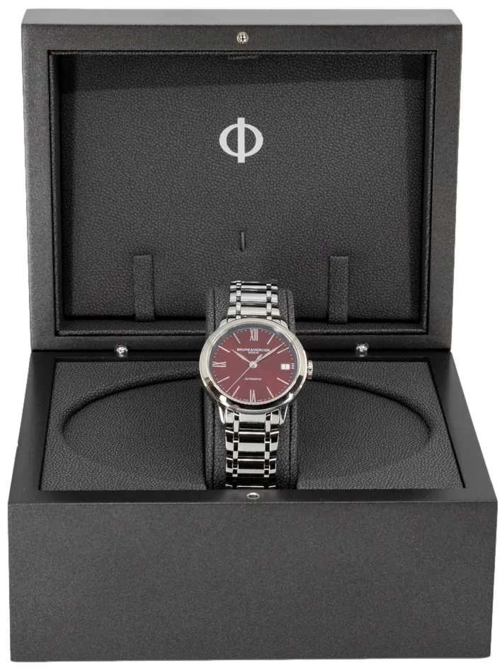 Baume & Mercier Classima M0A10691 34mm Stainless steel Red 9