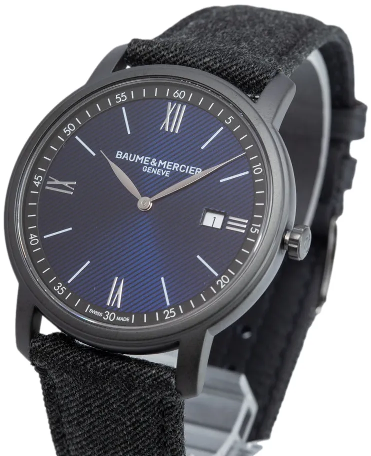 Baume & Mercier Classima M0A10780 42mm Stainless steel Blue 2