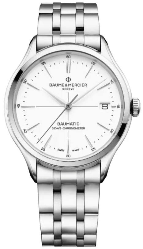 Baume & Mercier Clifton M0A10505 40mm Stainless steel White