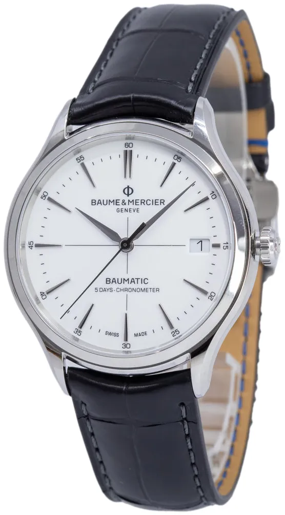 Baume & Mercier Clifton M0A10518 40mm Stainless steel White