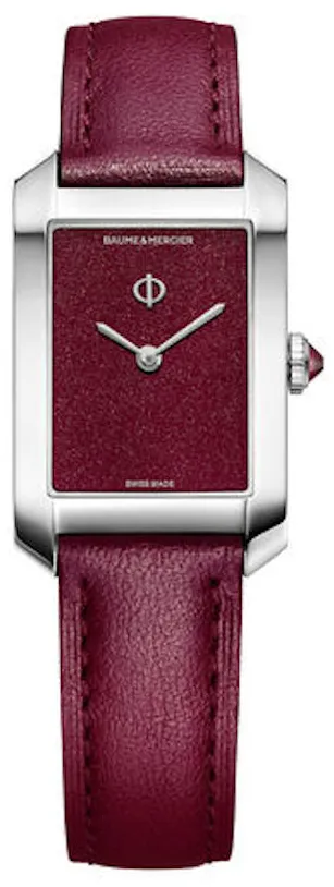 Baume & Mercier Hampton M0A10673 22mm Stainless steel Red