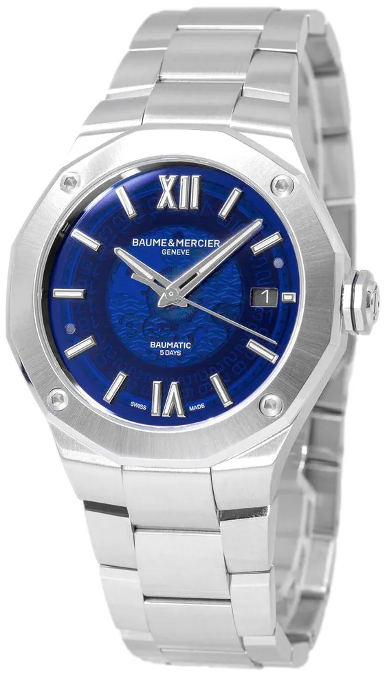 Baume & Mercier Riviera M0A10616 42mm Stainless steel Blue 6