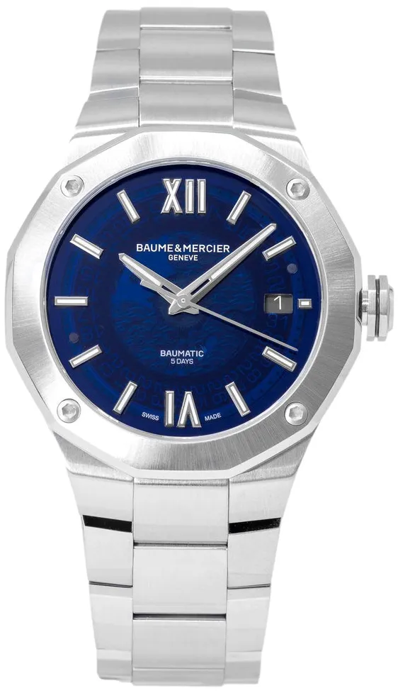 Baume & Mercier Riviera M0A10616 42mm Stainless steel Blue 8