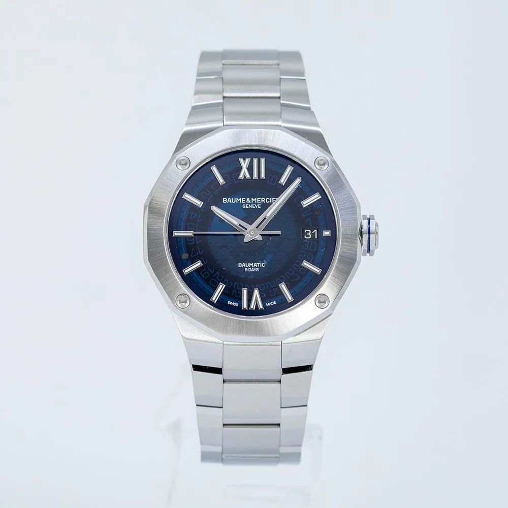 Baume & Mercier Riviera M0A10616 42mm Stainless steel Blue 5