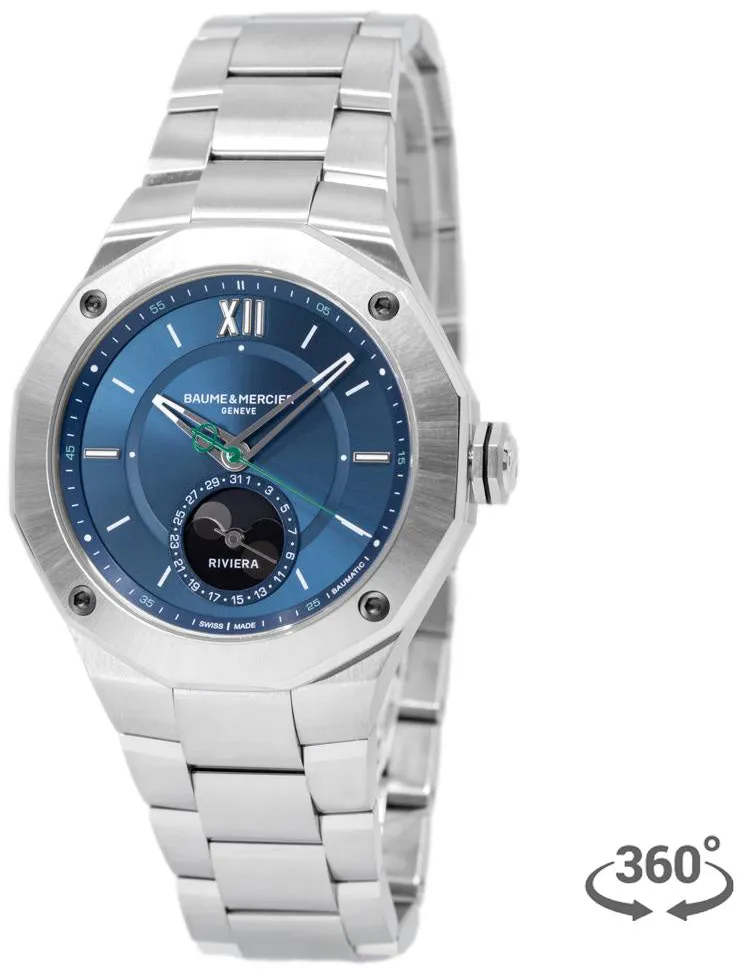 Baume & Mercier Riviera M0A10682 43mm Stainless steel Blue