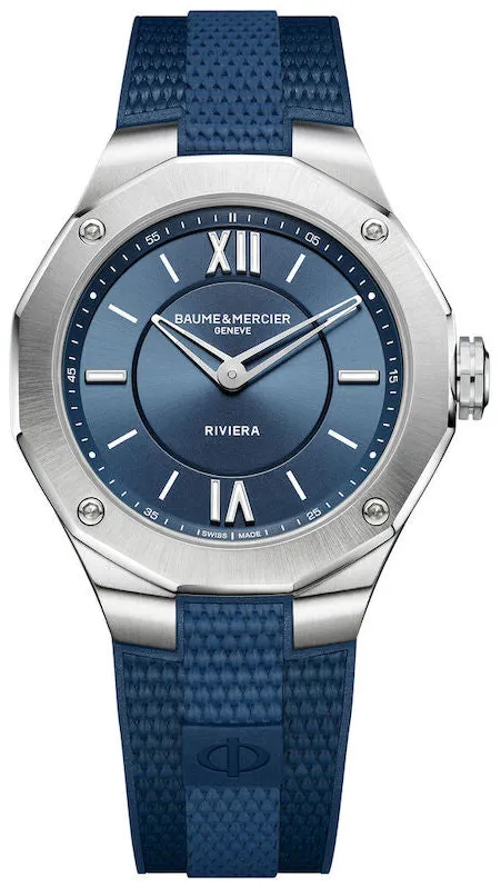 Baume & Mercier Riviera M0A10689 36mm Stainless steel Blue