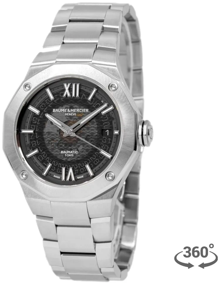 Baume & Mercier Riviera M0A10702 42mm Stainless steel Black