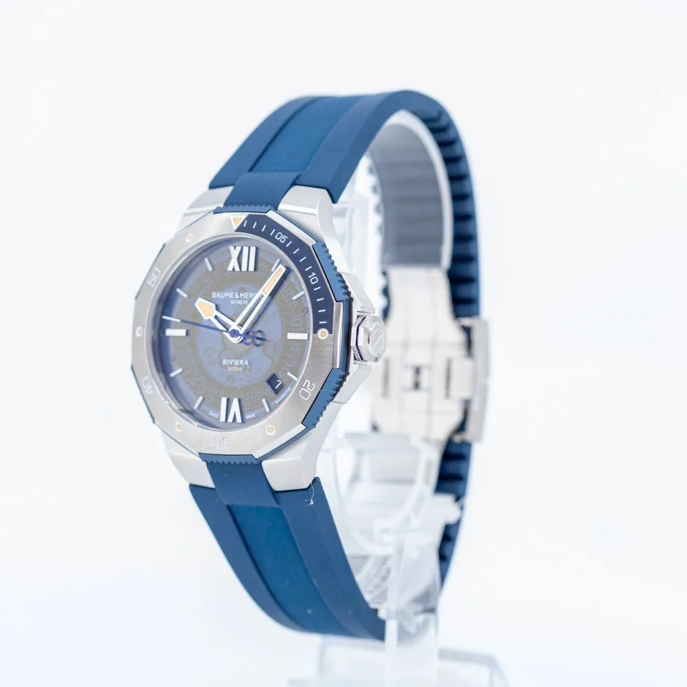 Baume & Mercier Riviera M0A10716 42mm Stainless steel Blue 14