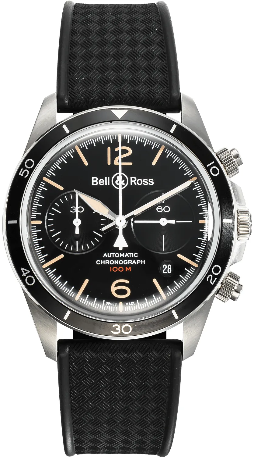 Bell & Ross BR V2 BRV294-HER-ST/SRB 41mm Stainless steel Black