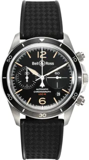 Bell & Ross BR V2-94 BRV294-HER-ST/SRB 41mm Stainless steel Black