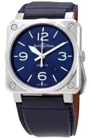 Bell & Ross Instruments BR0392-BLU-ST/SCA 42mm Stainless steel Blue