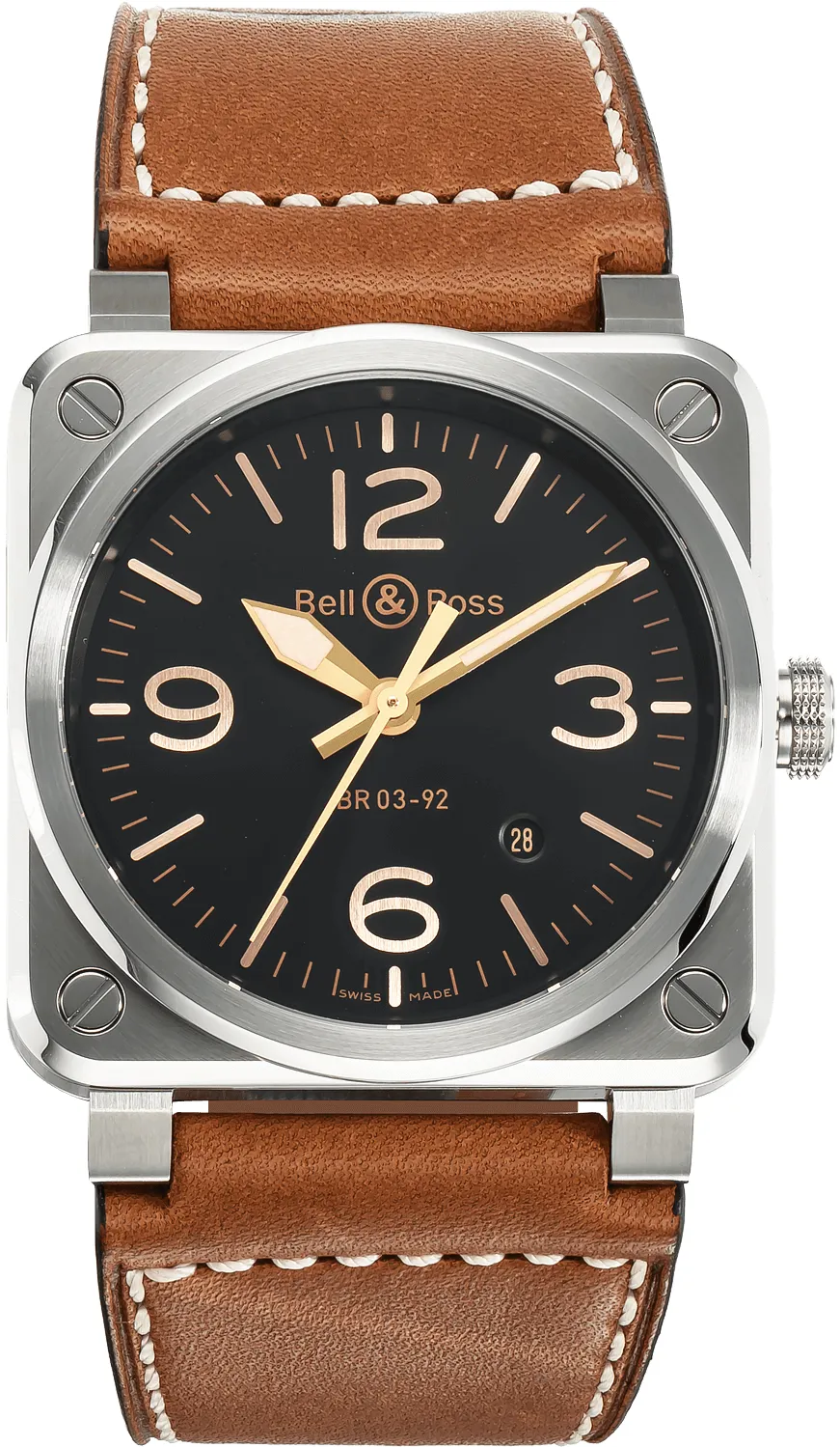 Bell & Ross Instruments BR0392-GH-ST/SCA 42mm Stainless steel Black