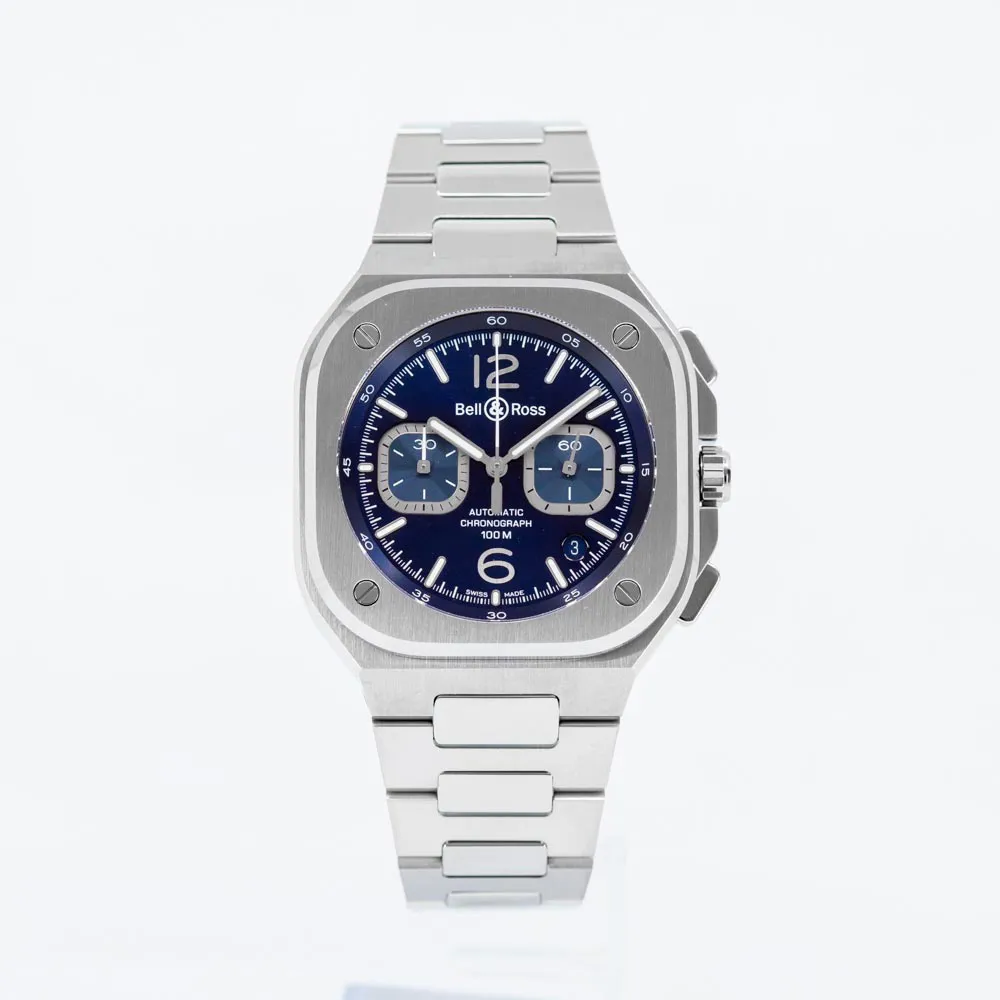 Bell & Ross Urban BR05C-BU-ST/SST 42mm Stainless steel Blue 10