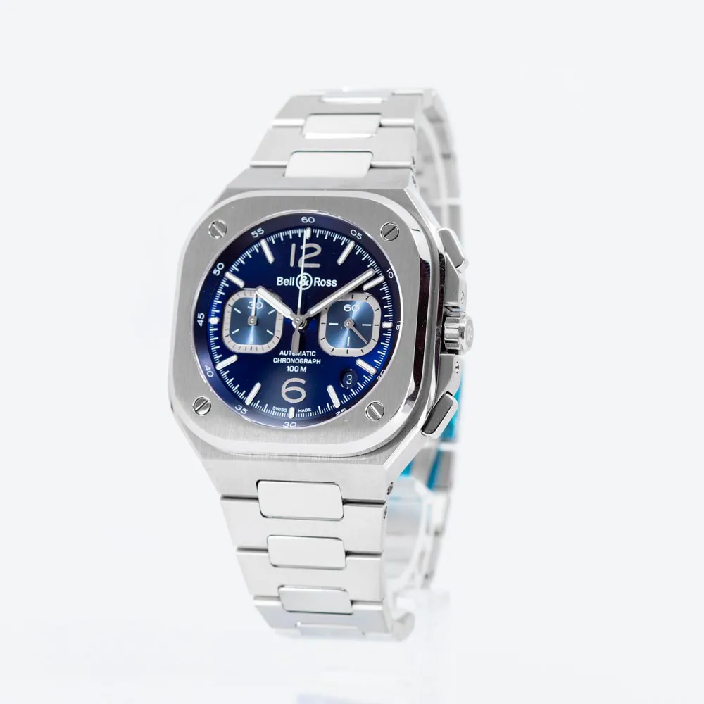 Bell & Ross Urban BR05C-BU-ST/SST 42mm Stainless steel Blue 12