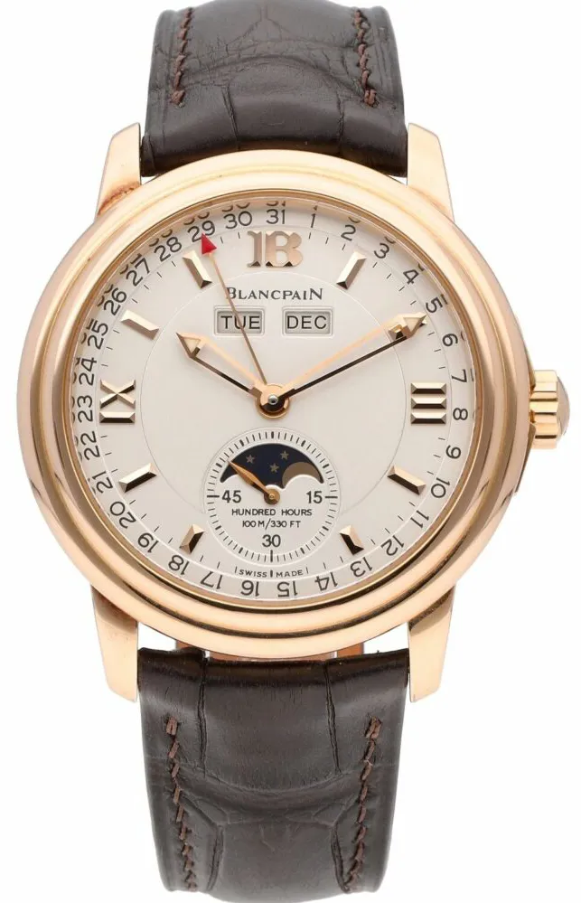 Blancpain Léman 3563A-3642-53A 38mm Rose gold and 18k rose gold Opaline