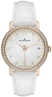 Blancpain Ultraplate 6604-2944-55a Red gold White