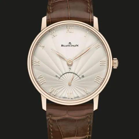 Blancpain Villeret Ultra-Slim 6653-3642-55A 40mm Rose gold White