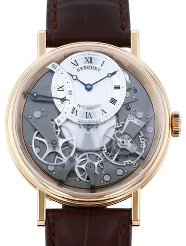 Breguet Tradition 7097BR/G1/9WU 40mm Rose gold Silver