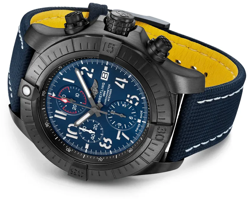 Breitling Avenger V13375101C1X1 48mm Titanium Blue 2