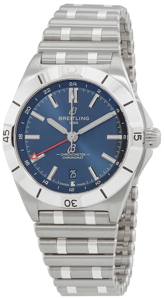 Breitling Chronomat A32398101C1A1 40mm Stainless steel Blue