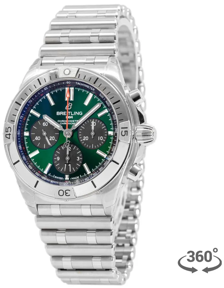 Breitling Chronomat AB0134101L1A1 42mm Stainless steel Green