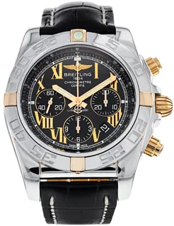 Breitling Chronomat IB0110 Yellow gold and Stainless steel Black