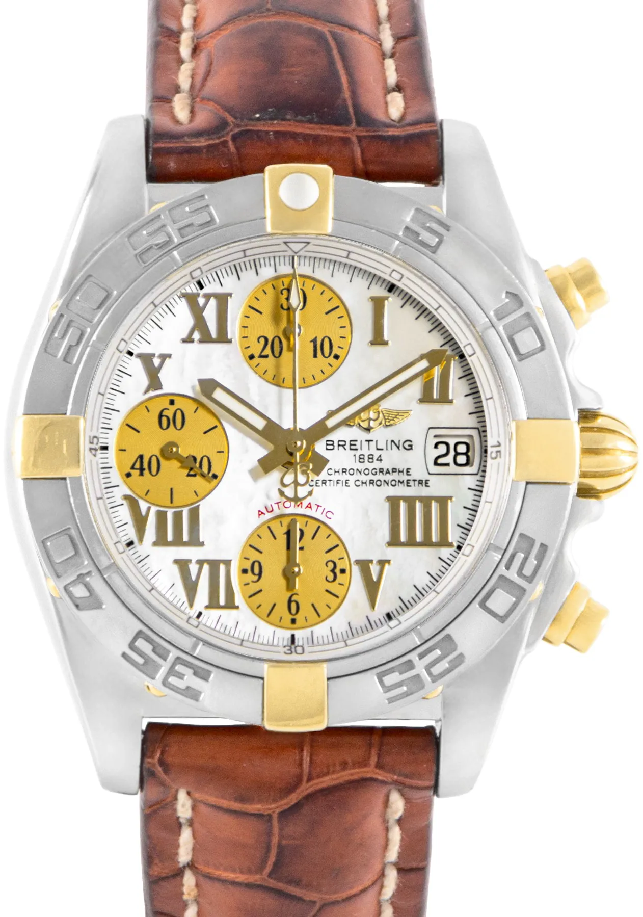 Breitling Cockpit B13358 39mm Yellow gold Mother-of-pearl