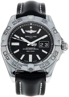 Breitling Galactic 41 A49350L Stainless steel Black Baton