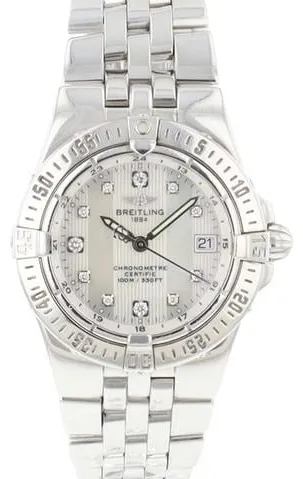 Breitling Galactic A71340 30mm Stainless steel Mother-of-pearl