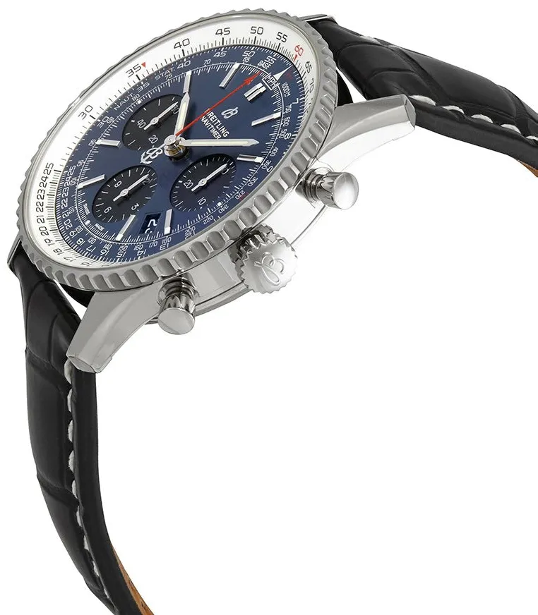 Breitling Navitimer AB0121211C1P3 43mm Stainless steel Blue 1