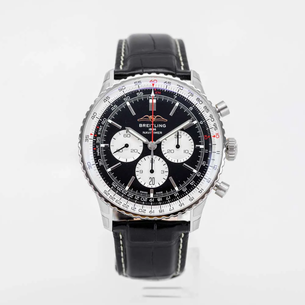 Breitling Navitimer AB0137211B1P1 46mm Stainless steel Black 4